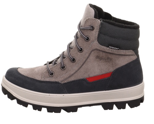 Ботинки Superfit для мальчика, серые фото 2