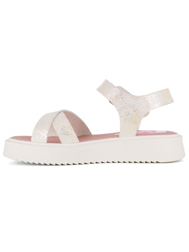 Босоножки Paola для девочки, белые фото 4