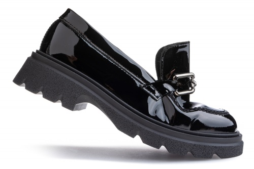 Туфли PAOLA для девочки, чёрные фото 5