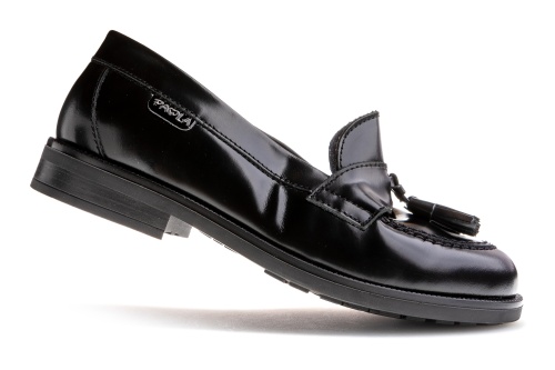 Лоферы PAOLA для девочки, чёрные фото 5