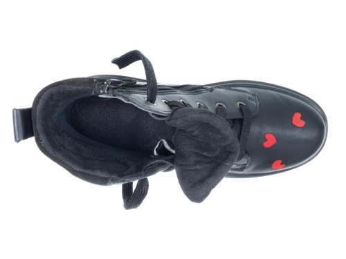 Ботинки Superfit для девочки, чёрные фото 7