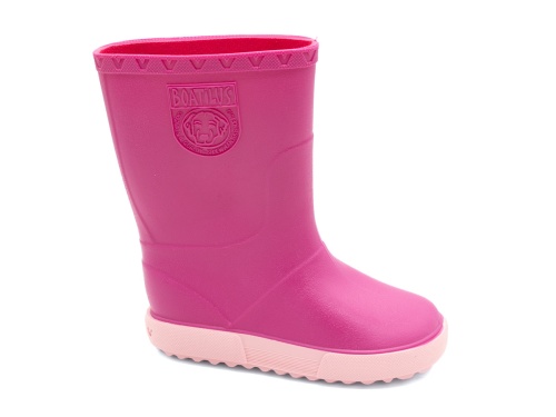 Резиновые сапожки BOATILUS для девочки, розовые