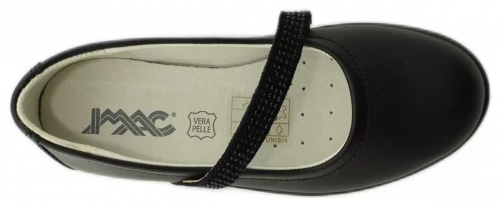 Туфли IMAC для девочки, чёрные фото 2