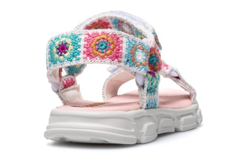 Босоножки Pablosky для девочки, белые фото 3