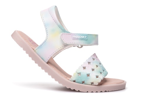 Босоножки Pablosky для девочки, белые фото 5