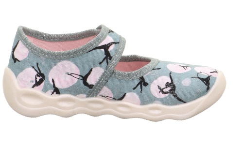 Тапочки Superfit для девочки, серые фото 4