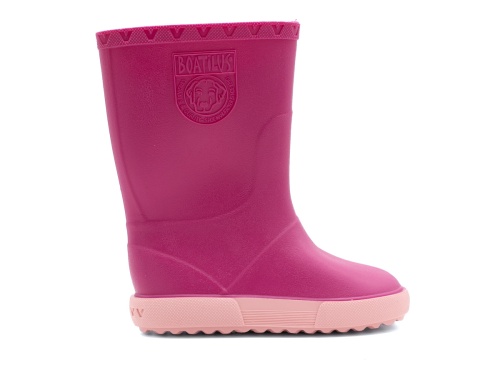 Резиновые сапожки BOATILUS для девочки, розовые фото 2
