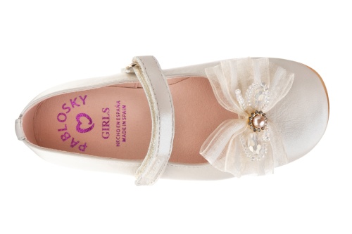 Туфли Pablosky для девочки, бежевые фото 4