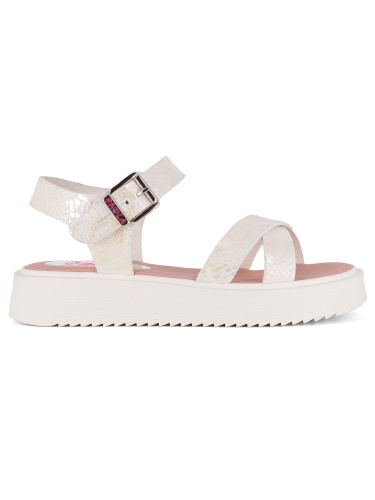 Босоножки Paola для девочки, белые фото 2