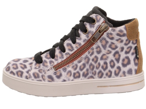 Ботинки SUPERFIT для девочки, леопардовые фото 2