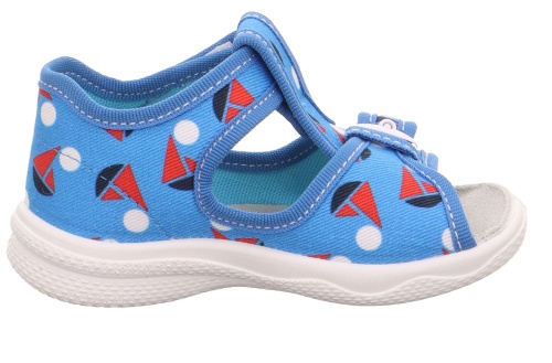 Сандалии Superfit для мальчика, голубые фото 4