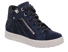 Высокие кеды Superfit для девочки, синие