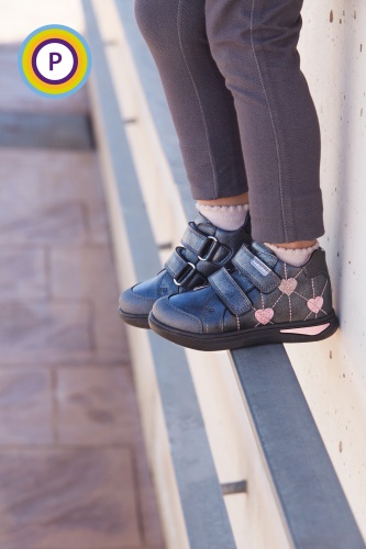 Ботинки PABLOSKY для девочки, серые фото 5