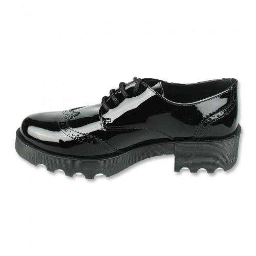 Туфли  PAOLA для девочки, чёрные фото 2