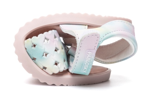 Босоножки Pablosky для девочки, белые фото 6