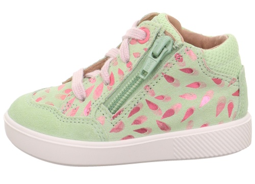 Ботинки Superfit для девочки, зелёные фото 2