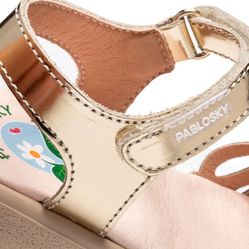 Босоножки Pablosky для девочки, золотые фото 7