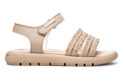 Босоножки Pablosky для девочки, бежевые фото 2