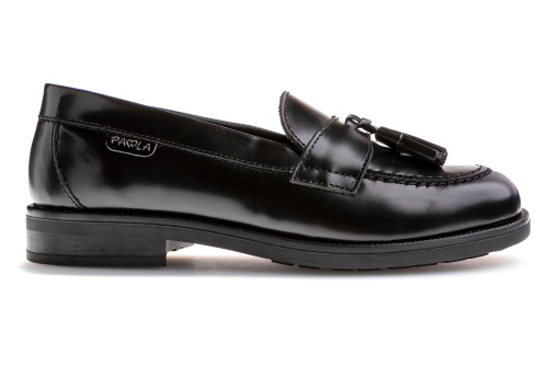 Лоферы PAOLA для девочки, чёрные фото 2