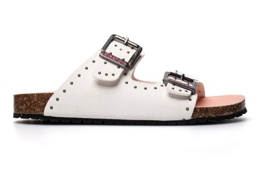 Сандалии БИО Paola для девочки, белые фото 2