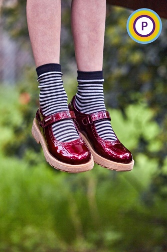 Туфли PABLOSKY для девочки, бордовые фото 9