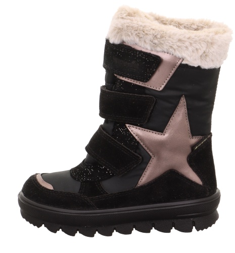 Полусапоги Superfit для девочки, чёрные фото 2