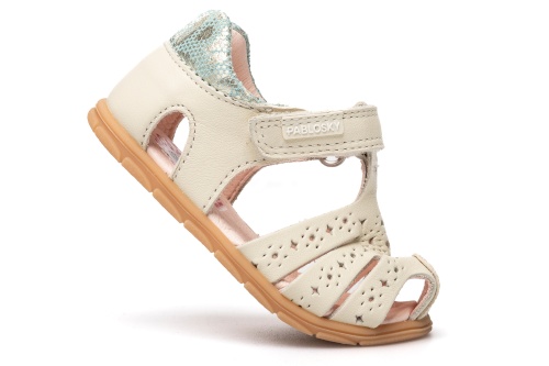 Босоножки Pablosky для девочки, бежевые фото 5