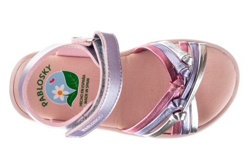 Босоножки PABLOSKY для девочки, фиолетовые фото 4