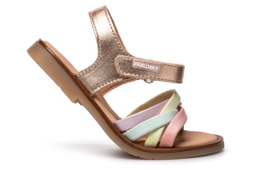 Босоножки Pablosky для девочки, золотые фото 5