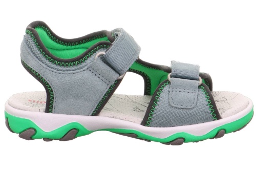 Сандалии Superfit для мальчика, зелёные фото 4