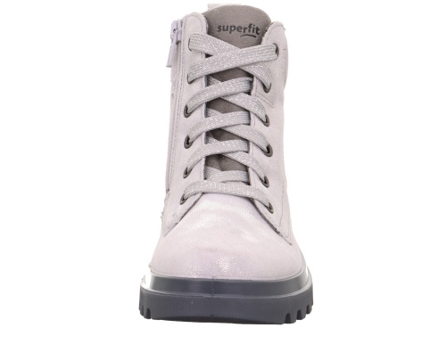 Ботинки Superfit для девочки, серые фото 3