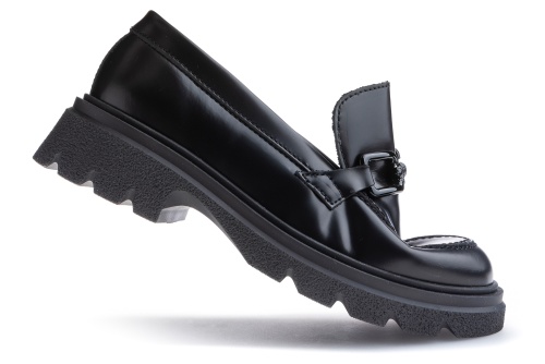 Лоферы PAOLA для девочки, чёрные фото 5