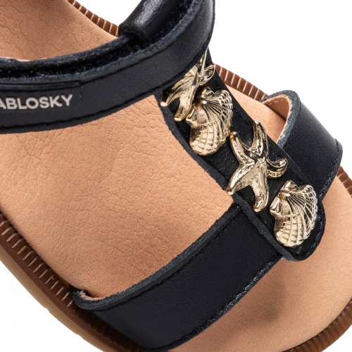 Босоножки Pablosky для девочки, синие фото 7