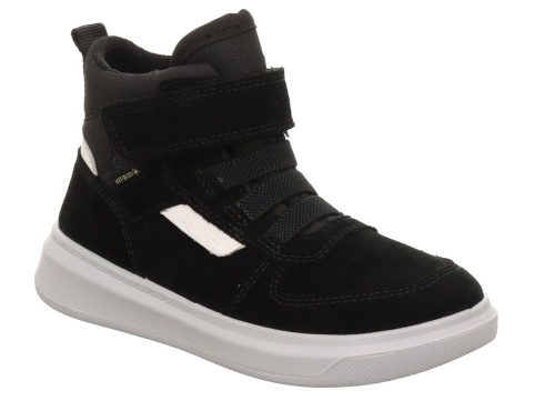 Высокие кеды SUPERFIT для мальчика, чёрные