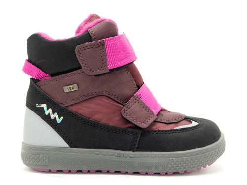 Ботинки IMAC для девочки, бордовые фото 2