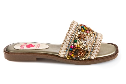 Сабо Paola для девочки, бежевые