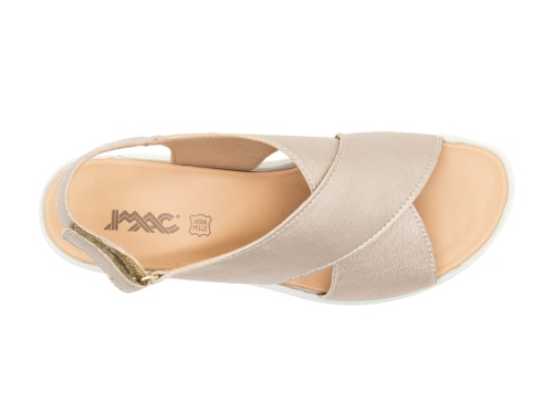 Женские босоножки IMAC, бежевые фото 6