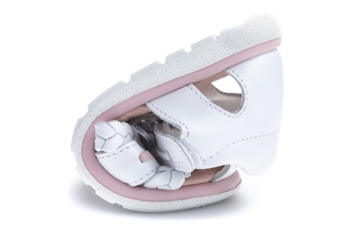 Босоножки Pablosky для девочки, белые фото 6