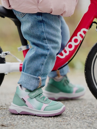 Ботинки Superfit для девочки, зелёные фото 4