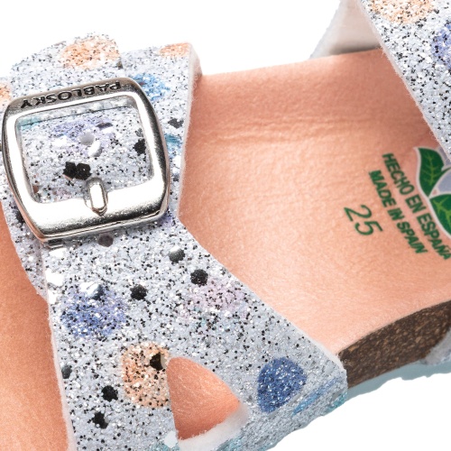 Босоножки Pablosky для девочки, голубые фото 6