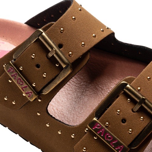 Сандалии БИО Paola для девочки, коричневые фото 6