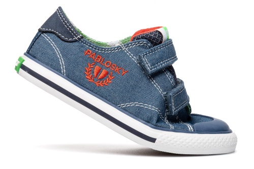 Кеды Pablosky для мальчика, синие фото 5