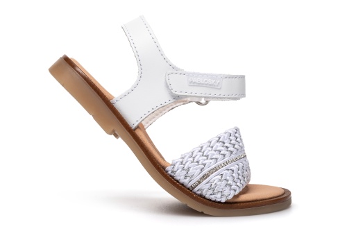 Босоножки Pablosky для девочки, белые фото 5