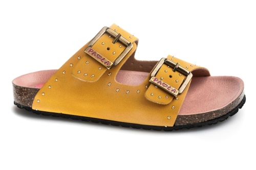 Сандалии БИО Paola для девочки, жёлтые