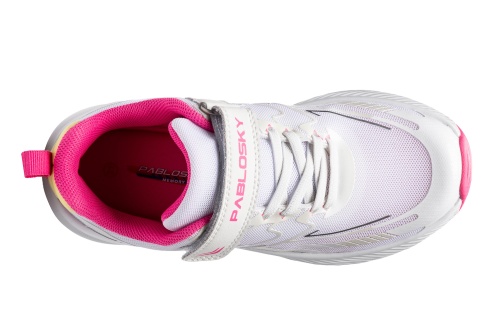 Кроссовки Pablosky для девочки, белые фото 4