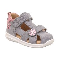 Босоножки SUPERFIT для девочки, серые