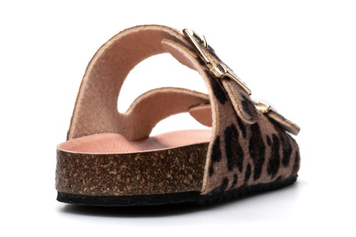 Сандалии БИО Paola для девочки, леопардовые фото 3