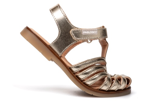 Босоножки Pablosky для девочки, золотые фото 5