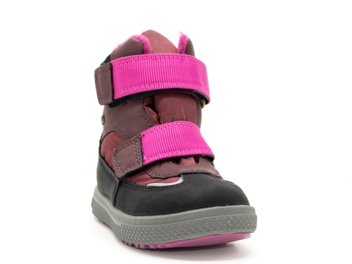 Ботинки IMAC для девочки, бордовые фото 3