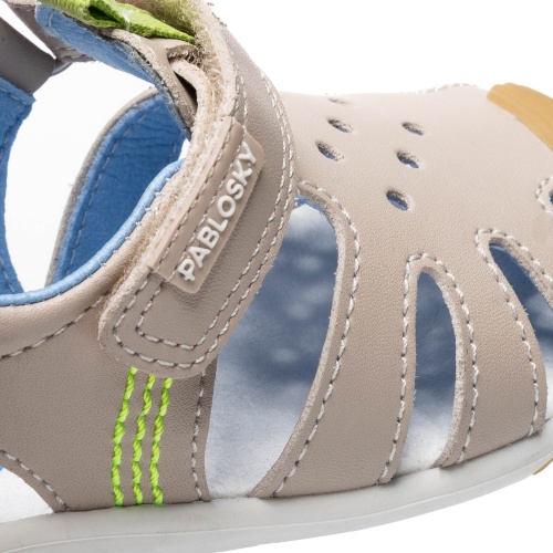 Сандалии Pablosky для мальчика, бежевые фото 7